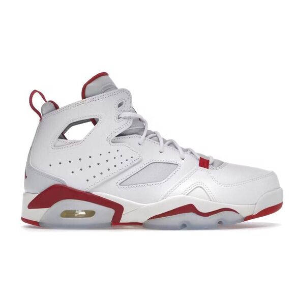 Nike Air Jordan Flight Club 91 "White Pure Platinum Sail Mystic Hibiscus" Sneake - Picture 1 of 7